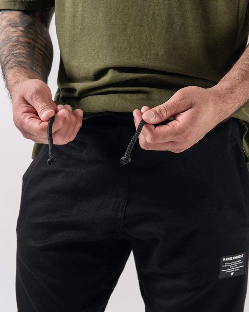  Kingz Casual Cotton Gi Pants-black